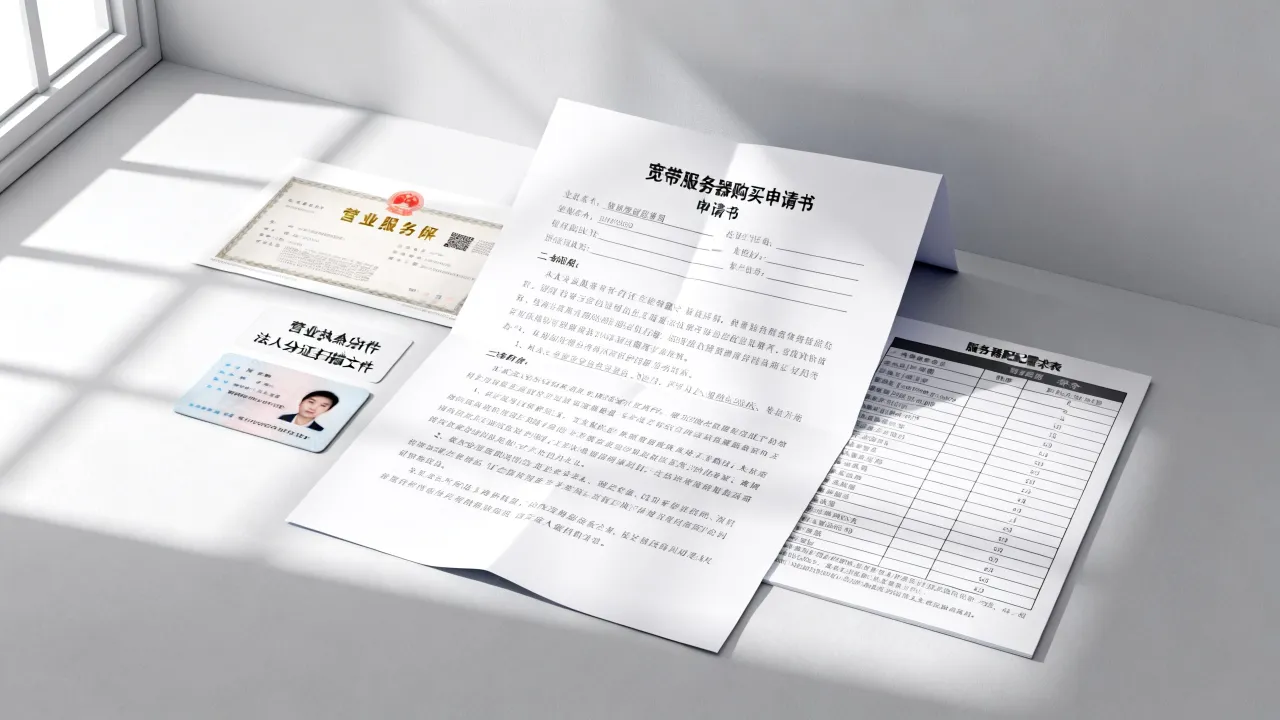 宽带服务器购买申请书怎么写，具体需要哪些材料