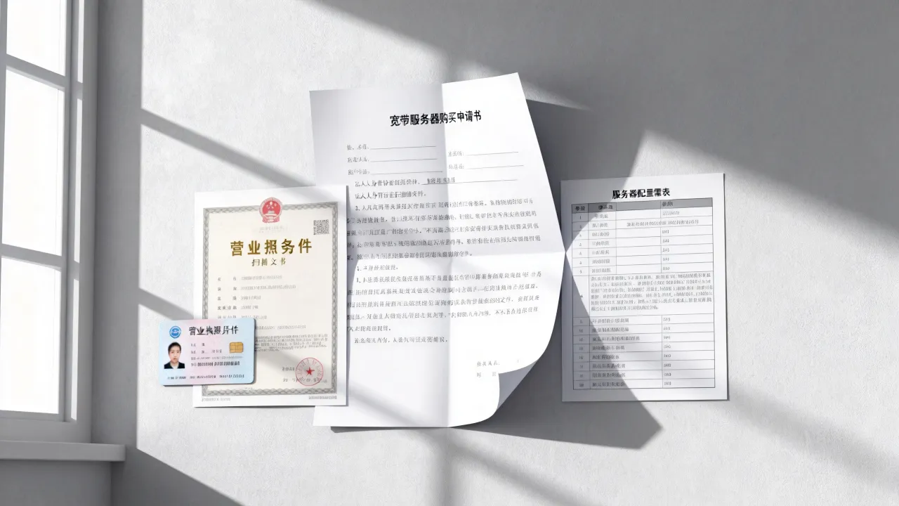 宽带服务器购买申请书怎么写，具体需要哪些材料