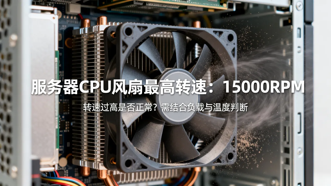服务器cpu风扇最高转速是多少,转速过高正常吗 服务器cpu风扇最高转速是多少,转速过高正常吗