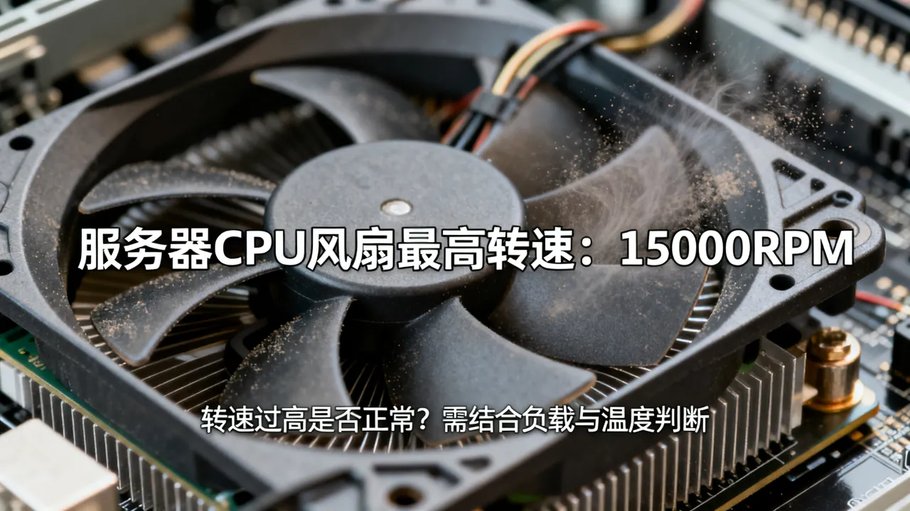 服务器cpu风扇最高转速是多少,转速过高正常吗 服务器cpu风扇最高转速是多少,转速过高正常吗