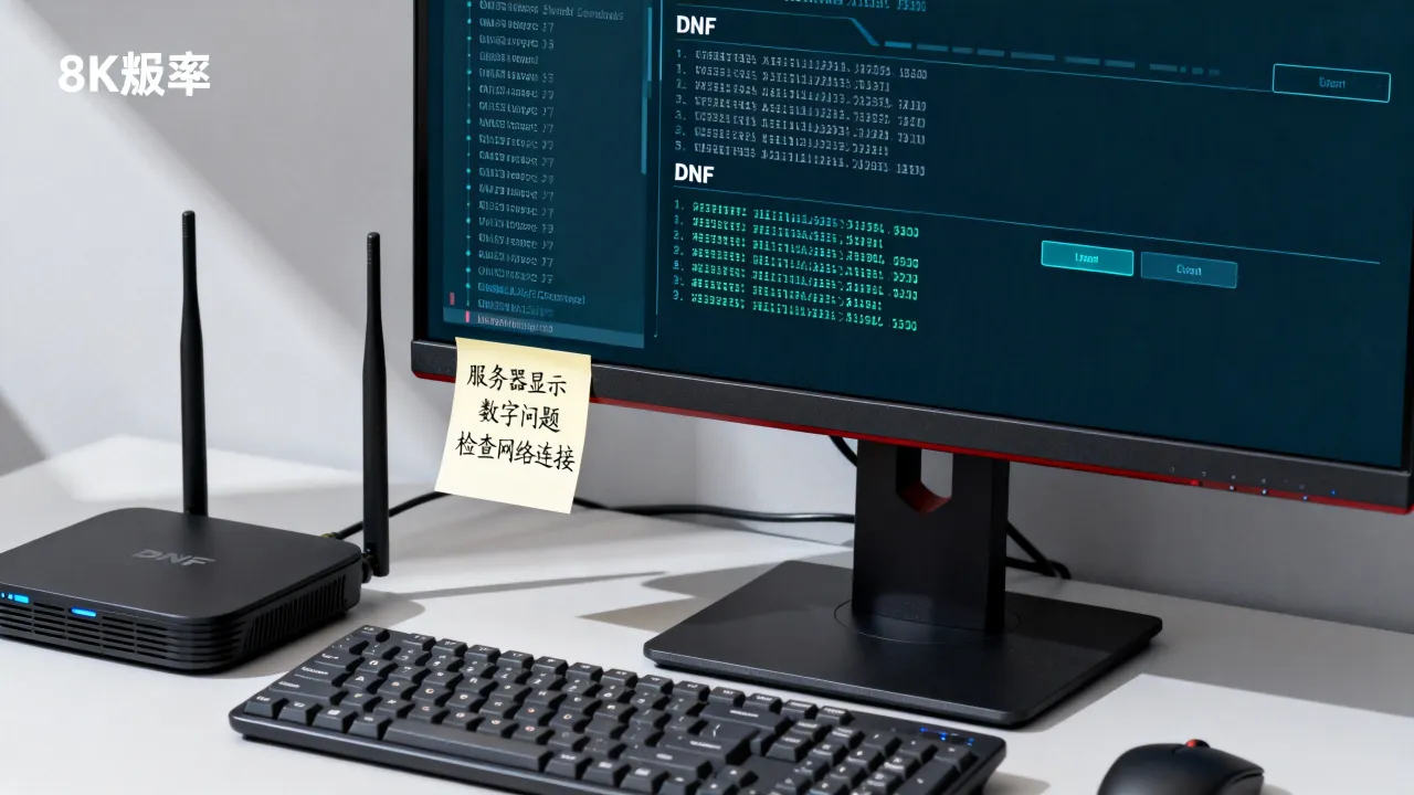 dnf服务器为什么只显示数字，DNF服务器显示数字怎么解决