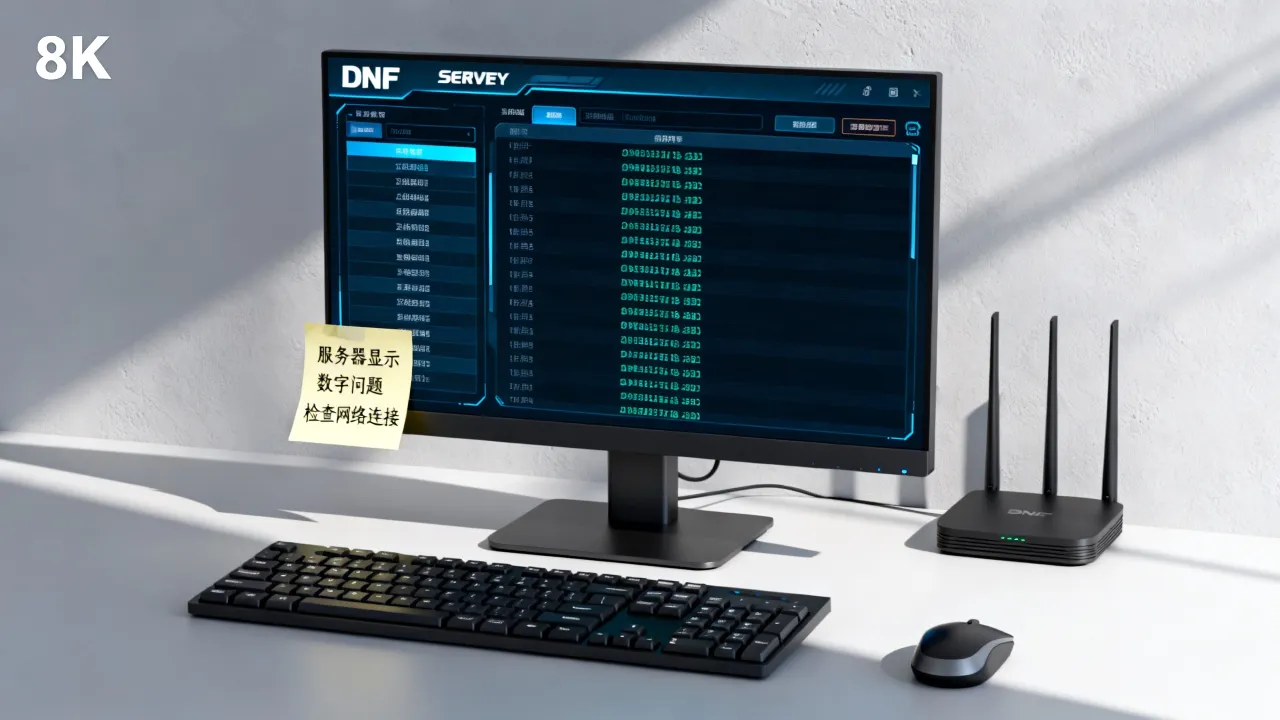 dnf服务器为什么只显示数字，DNF服务器显示数字怎么解决