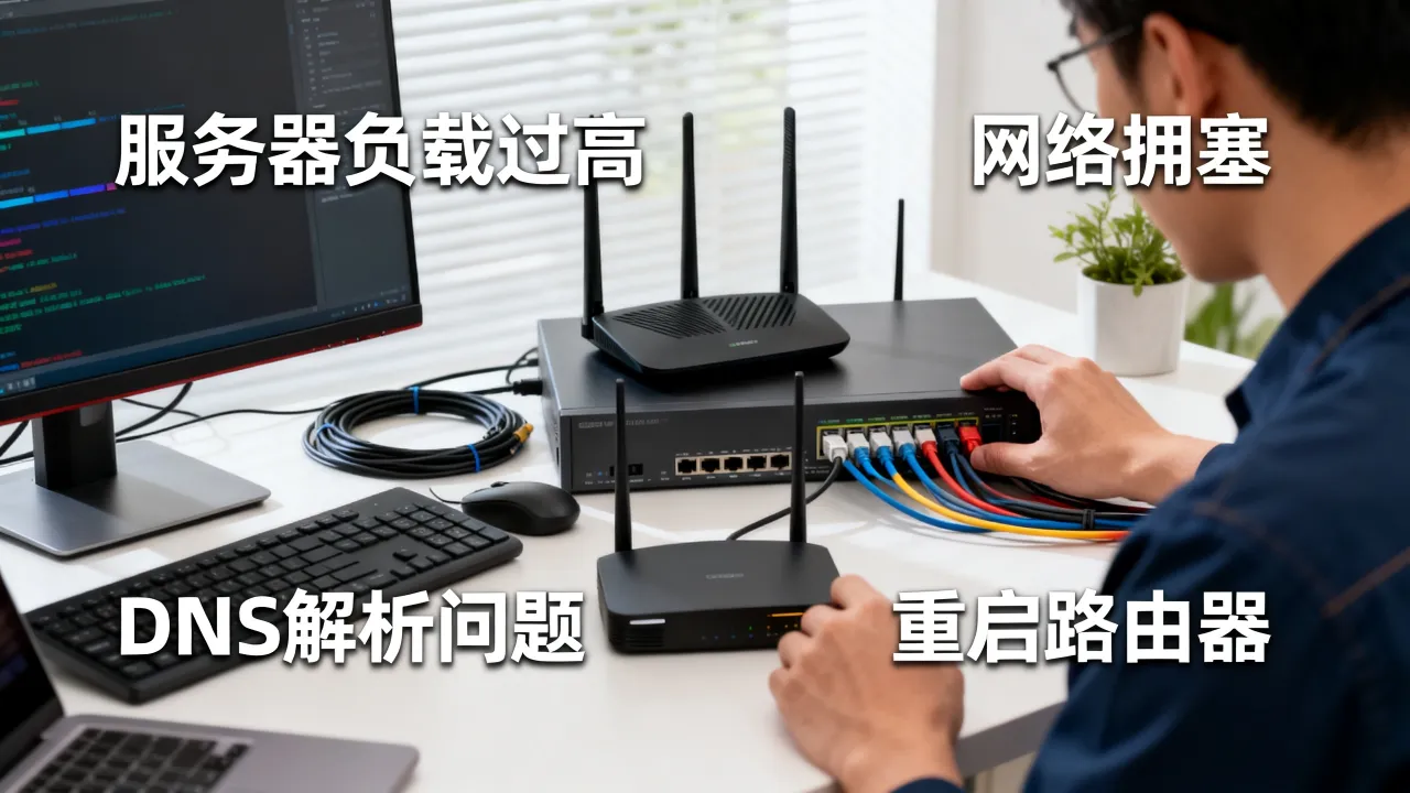 服务器异常网速慢是什么原因，有什么解决办法？