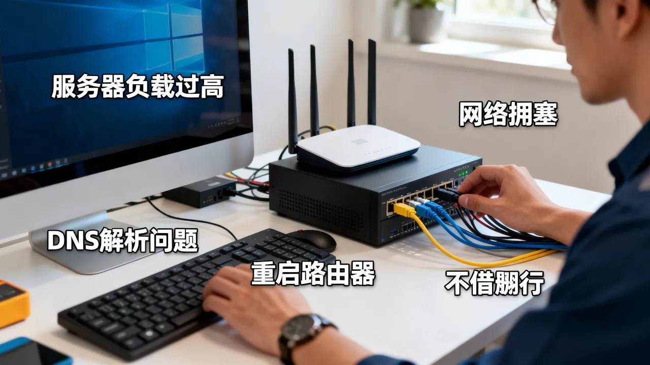 服务器异常网速慢是什么原因，有什么解决办法？