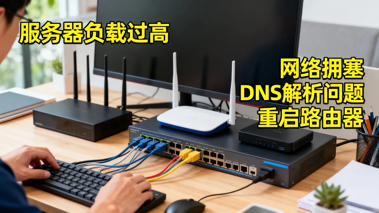 服务器异常网速慢是什么原因，有什么解决办法？