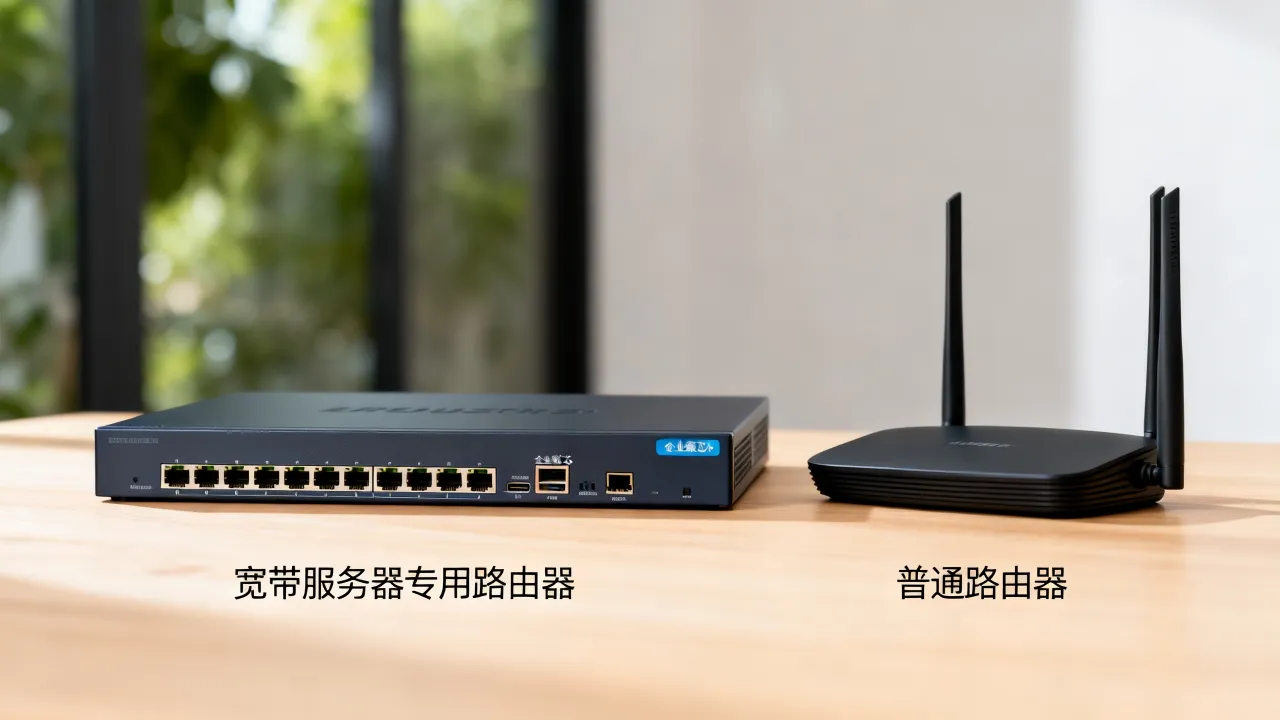 宽带服务器专用路由器与普通路由器有什么区别，怎么选？
