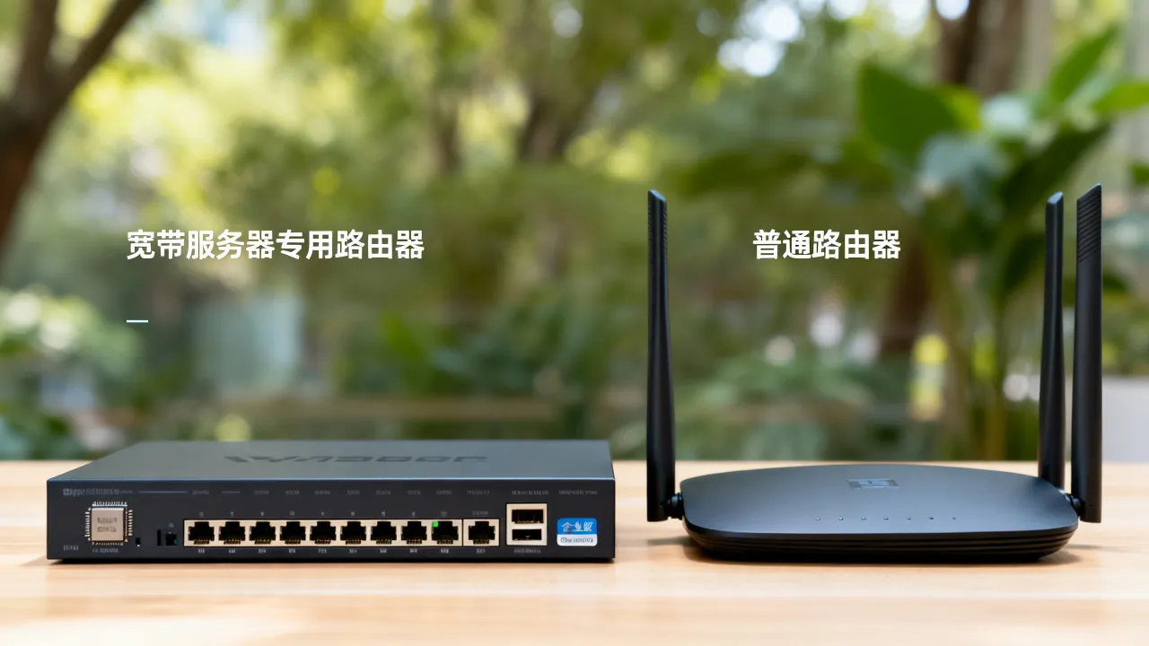 宽带服务器专用路由器与普通路由器有什么区别，怎么选？