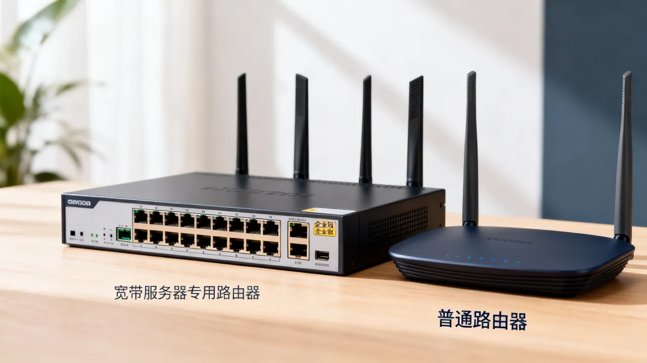 宽带服务器专用路由器与普通路由器有什么区别，怎么选？