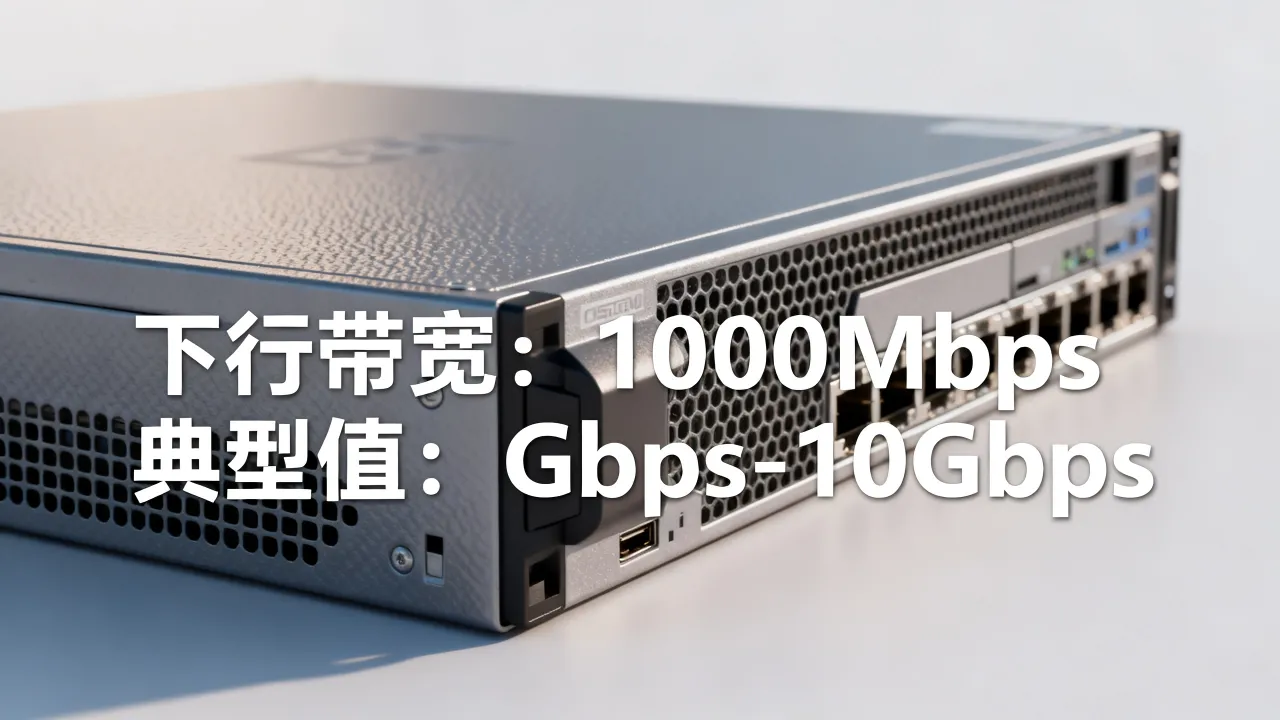 服务器下行宽带是多少，服务器下行带宽一般多少兆？