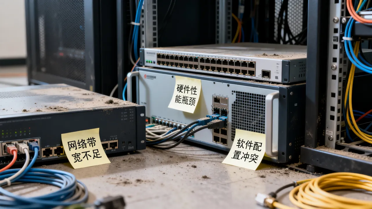 进服务器为什么卡住，服务器卡顿是什么原因怎么解决