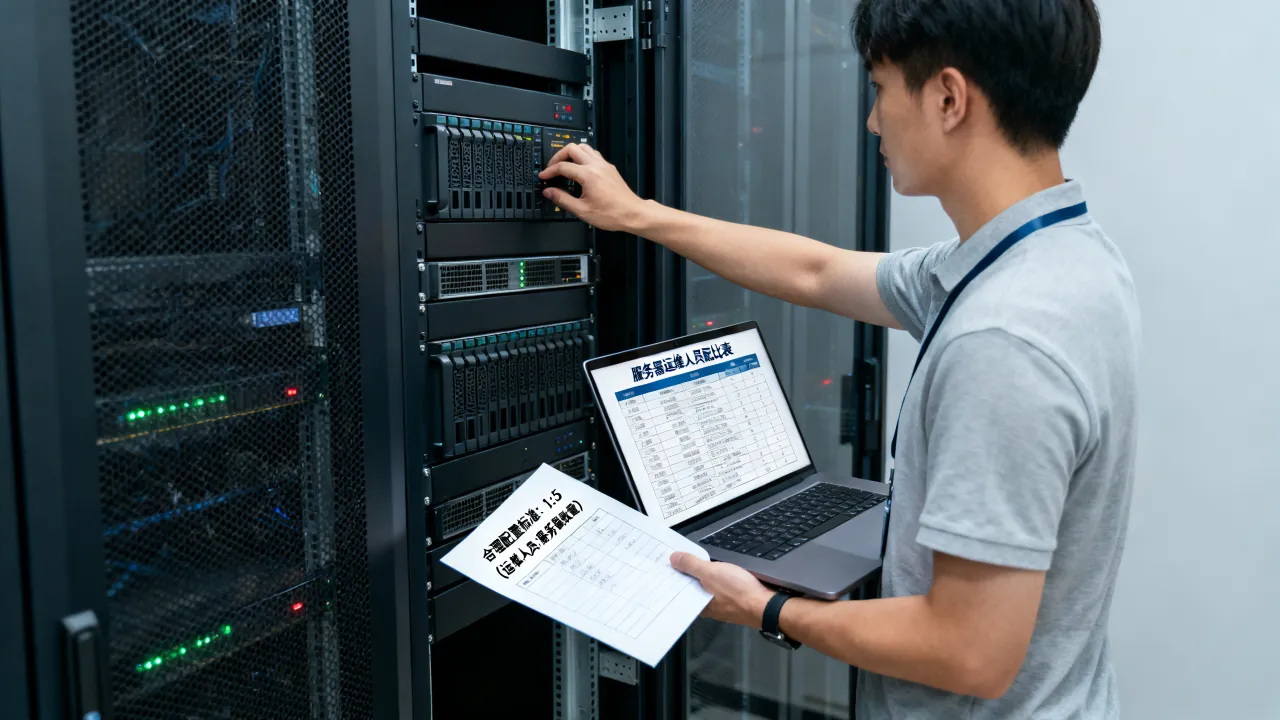 服务器运维人员配比表怎么制定？合理配置标准是什么？