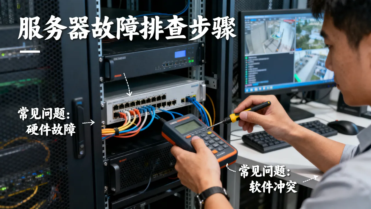 服务器故障运维怎么解决，服务器故障排查常见问题有哪些？
