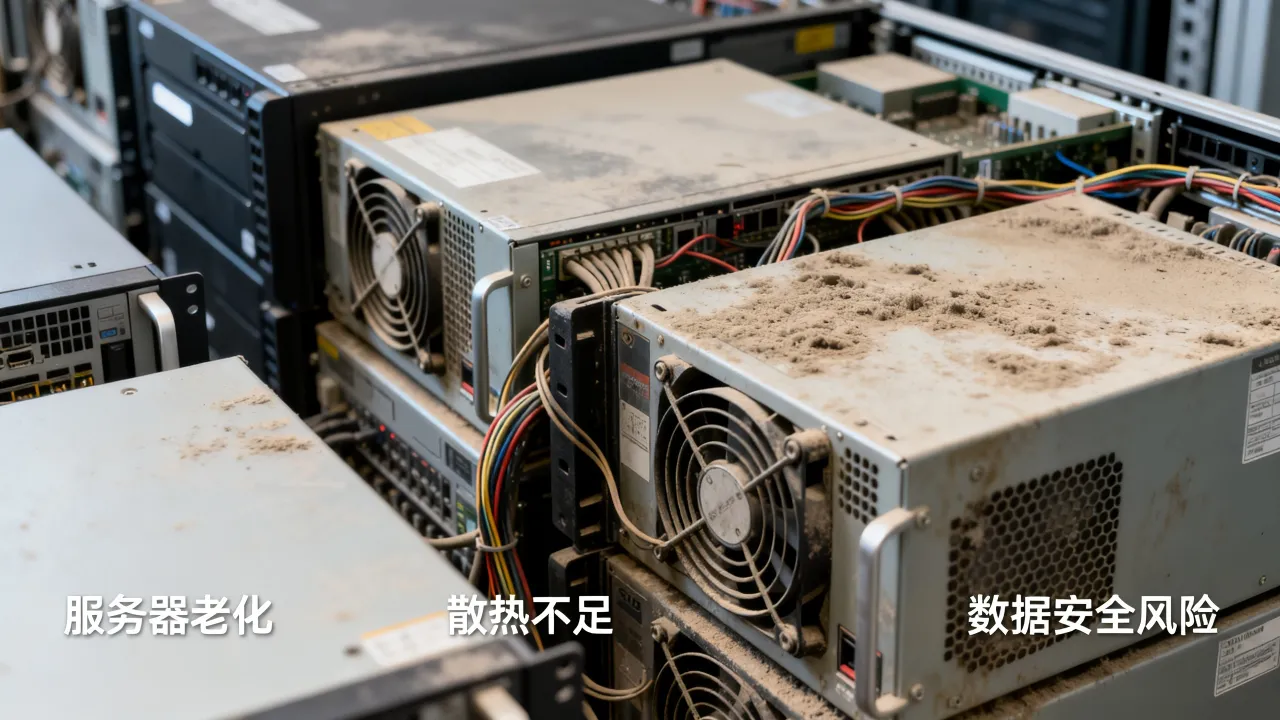 为什么不换服务器，长期不换服务器会带来哪些隐患？