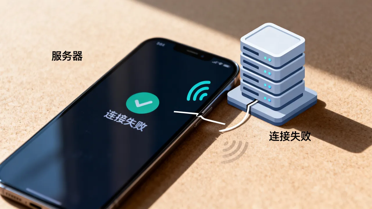 手机为什么不在服务器，手机连接服务器失败是什么原因