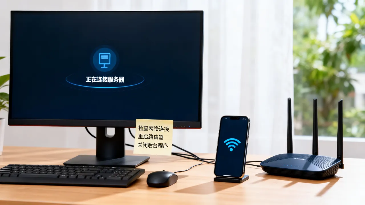 为什么cf总是正在连接服务器，一直连接中怎么解决？
