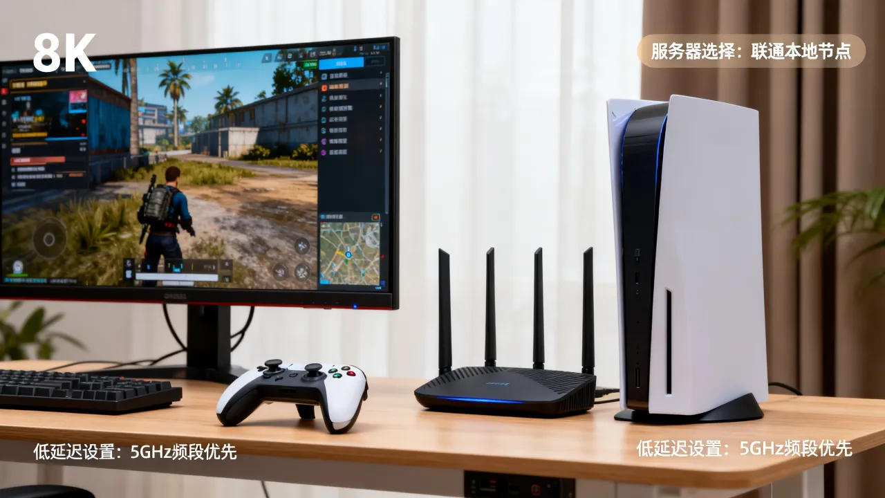 联通宽带选什么服务器，家用游戏低延迟怎么选？