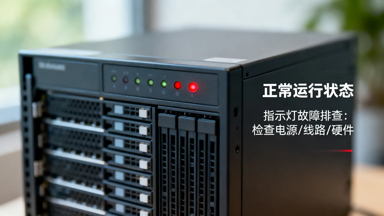 服务器为什么不亮红灯，服务器红灯不亮是什么原因怎么解决