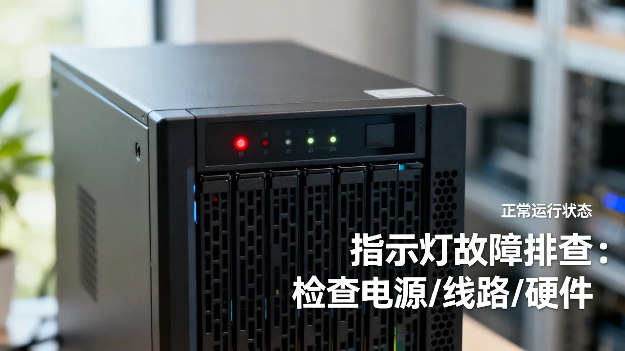 服务器为什么不亮红灯，服务器红灯不亮是什么原因怎么解决