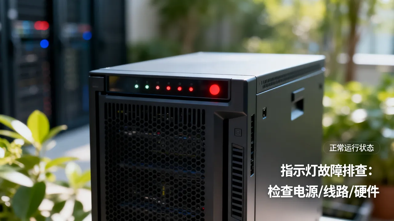 服务器为什么不亮红灯，服务器红灯不亮是什么原因怎么解决