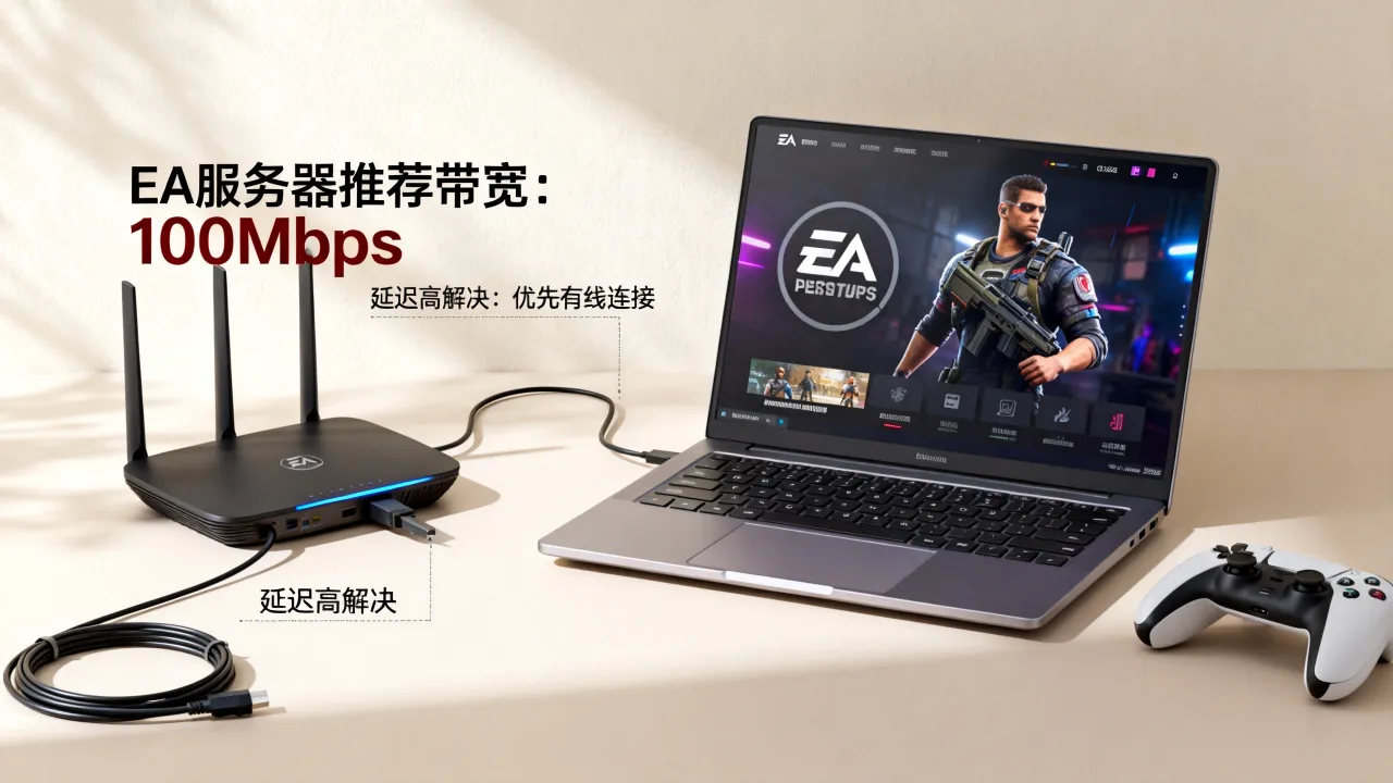 连ea服务器宽带要求多少?玩ea游戏需要多大带宽,延迟高怎么解决? 连ea服务器宽带要求多少?玩ea游戏需要多大带宽,延迟高怎么解决?