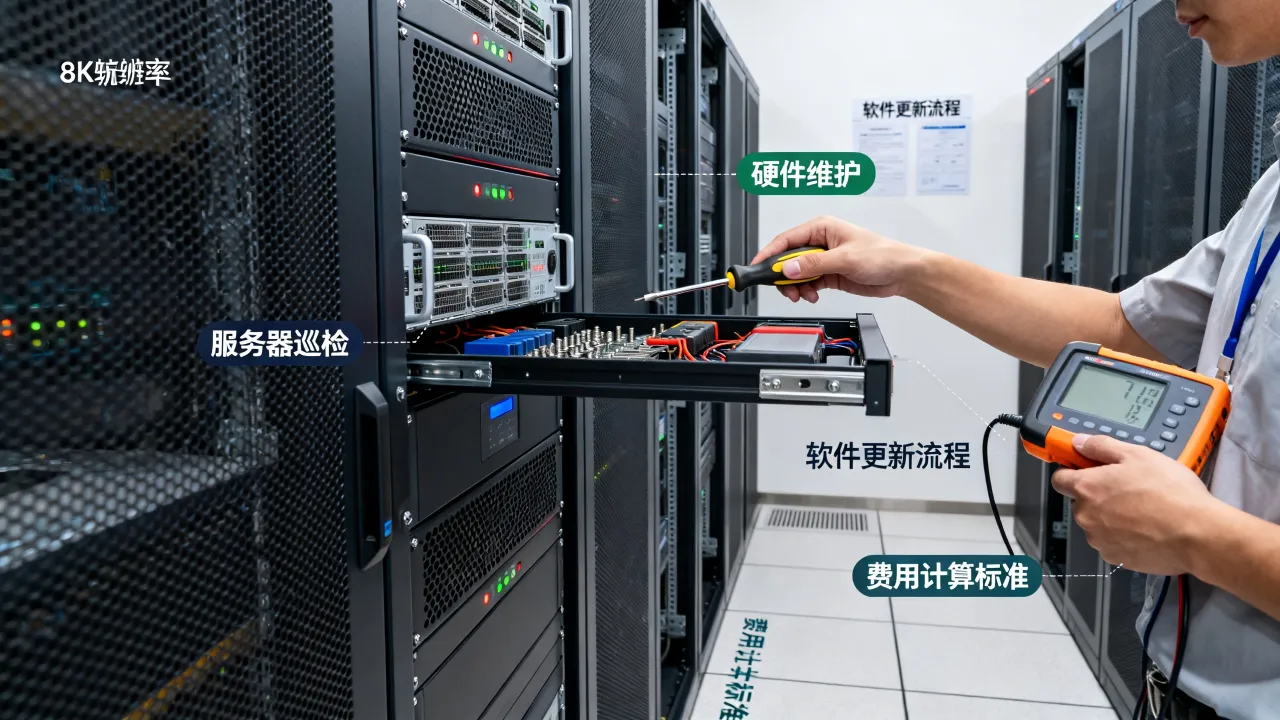 服务器维保项目的具体服务包括哪些，费用怎么算