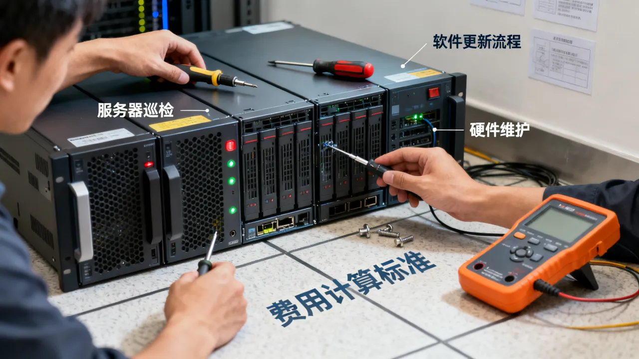 服务器维保项目的具体服务包括哪些，费用怎么算