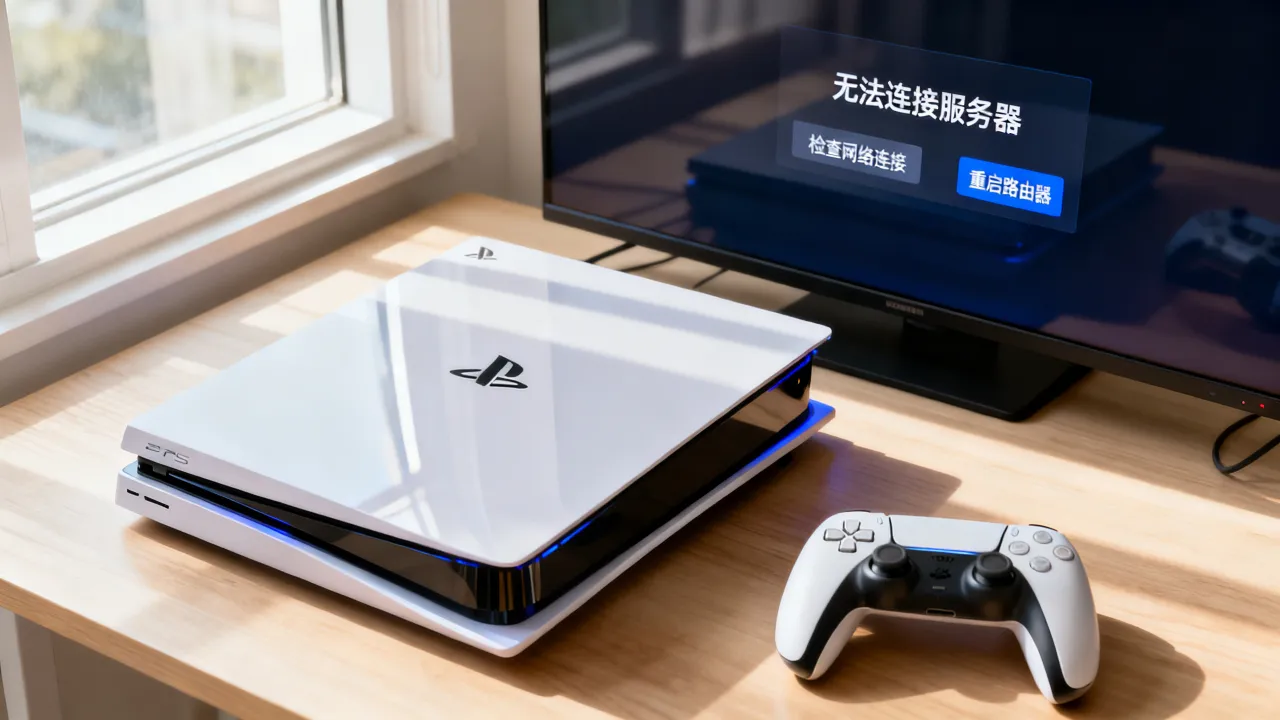 PS5无法连接服务器是为什么，PS5网络连接失败怎么解决？