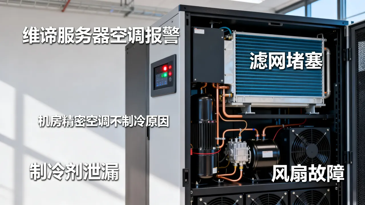 维谛服务器空调报警怎么回事？机房精密空调不制冷原因