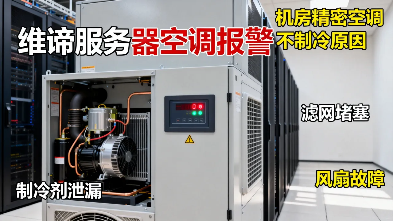 维谛服务器空调报警怎么回事？机房精密空调不制冷原因