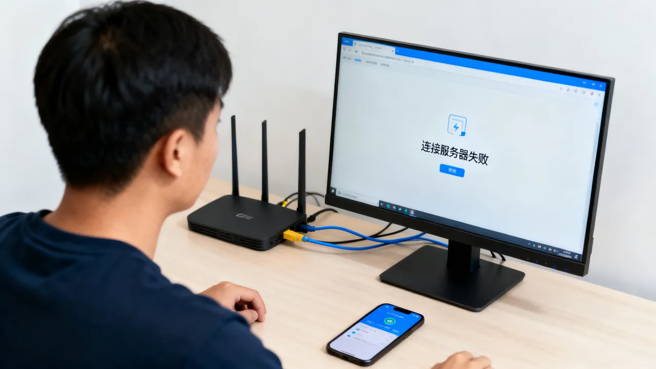 cf为什么总是连接服务器失败怎么回事，连接服务器失败是什么原因