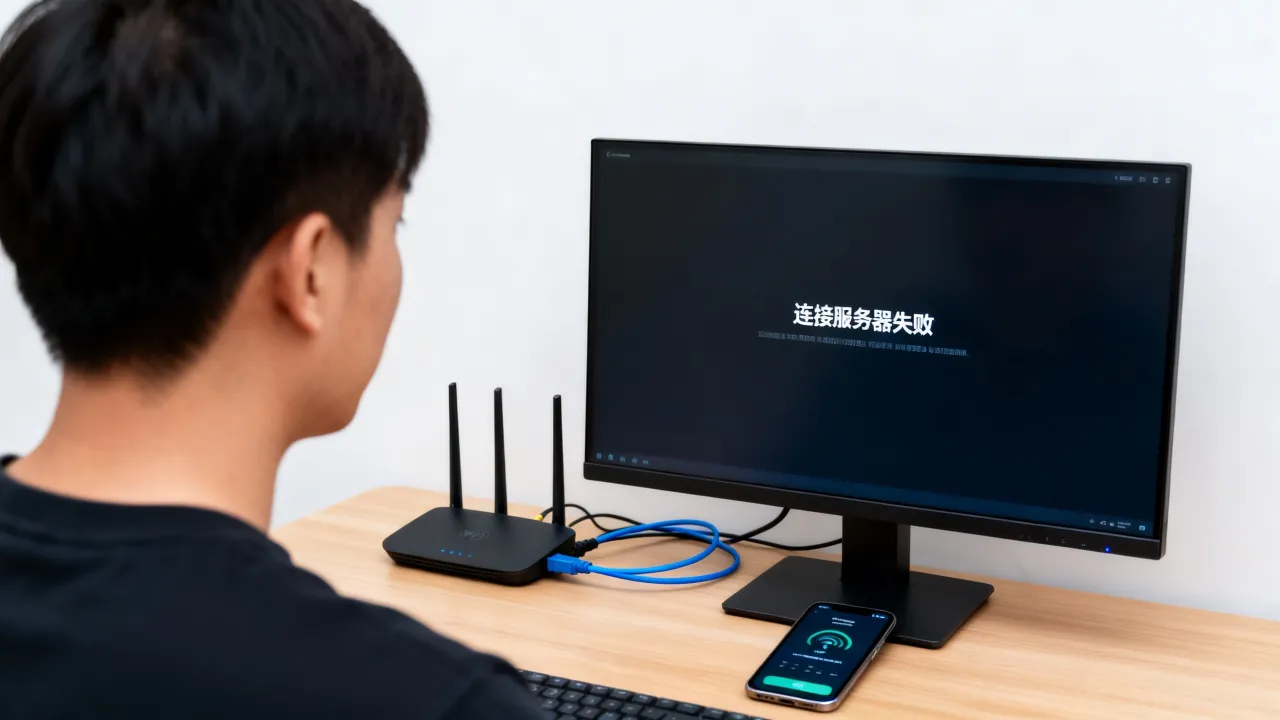 cf为什么总是连接服务器失败怎么回事，连接服务器失败是什么原因