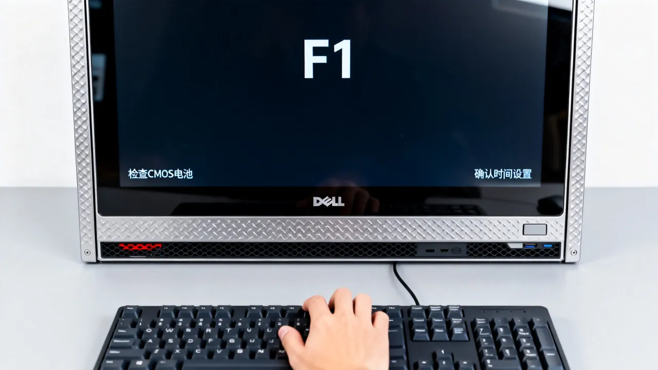为什么dell服务器每次开机都要按f1，戴尔服务器开机提示F1错误怎么解决