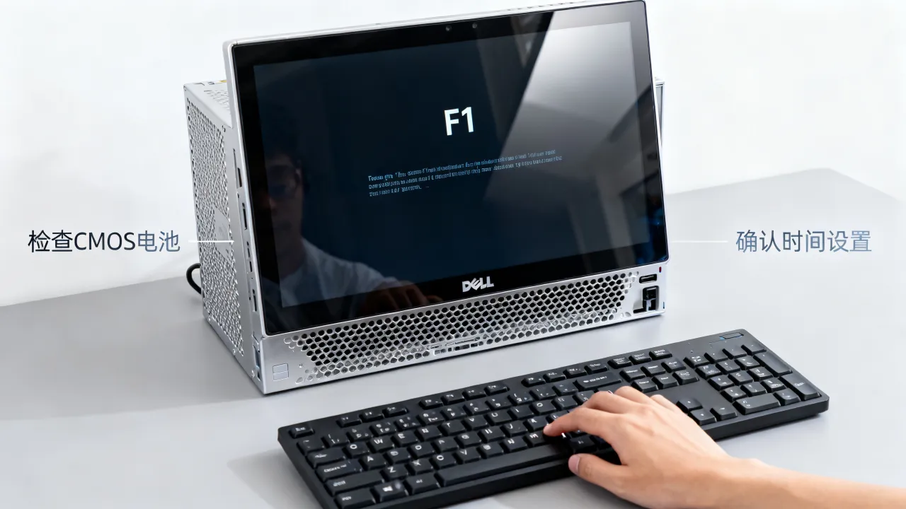 为什么dell服务器每次开机都要按f1，戴尔服务器开机提示F1错误怎么解决