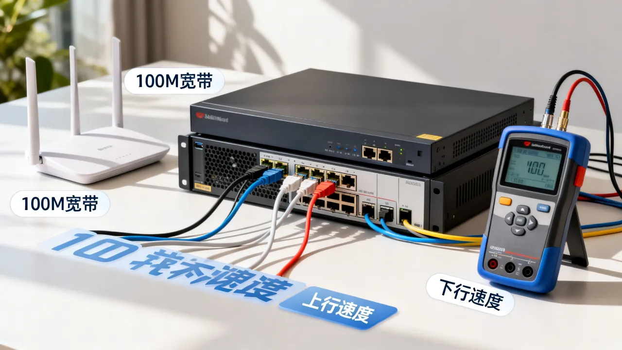 服务器100m宽带上行下行速度是多少？，100m宽带服务器上行下行带宽详解