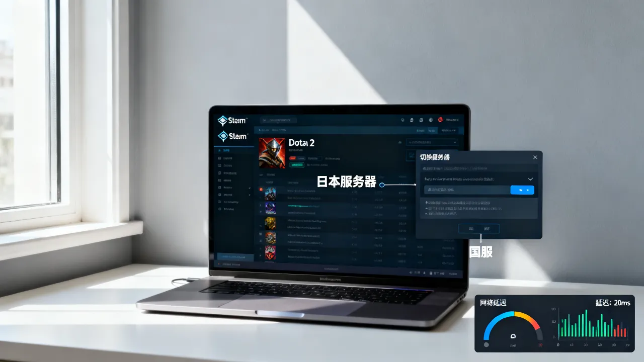 steam上dota2为什么是日本服务器,怎么改成国服延迟低 steam上dota2为什么是日本服务器,怎么改成国服延迟低