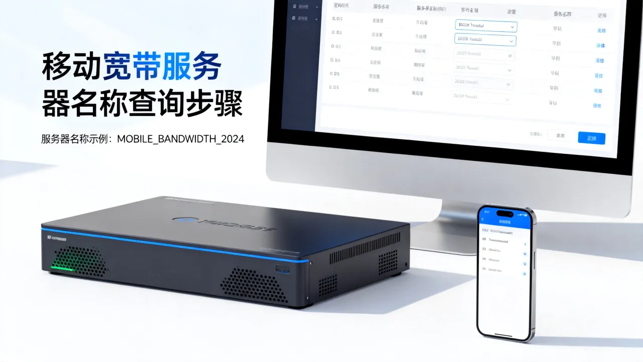 移动宽带服务器名字是什么，移动宽带服务器名怎么查
