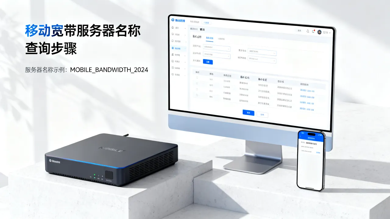 移动宽带服务器名字是什么，移动宽带服务器名怎么查