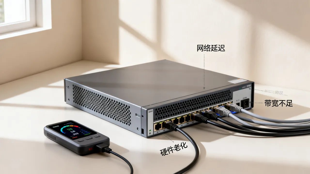 服务器网速慢是什么原因，服务器网速问题怎么解决？