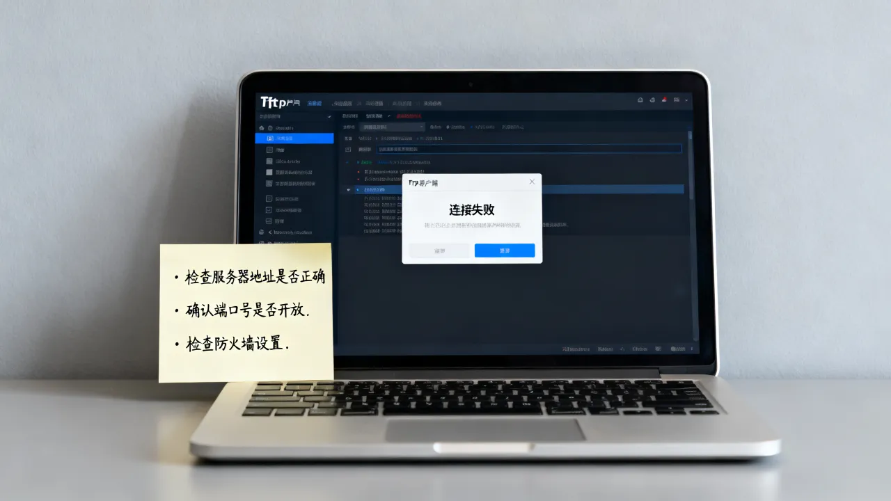 ftp为什么无法连接到服务器地址，ftp连接失败怎么解决？