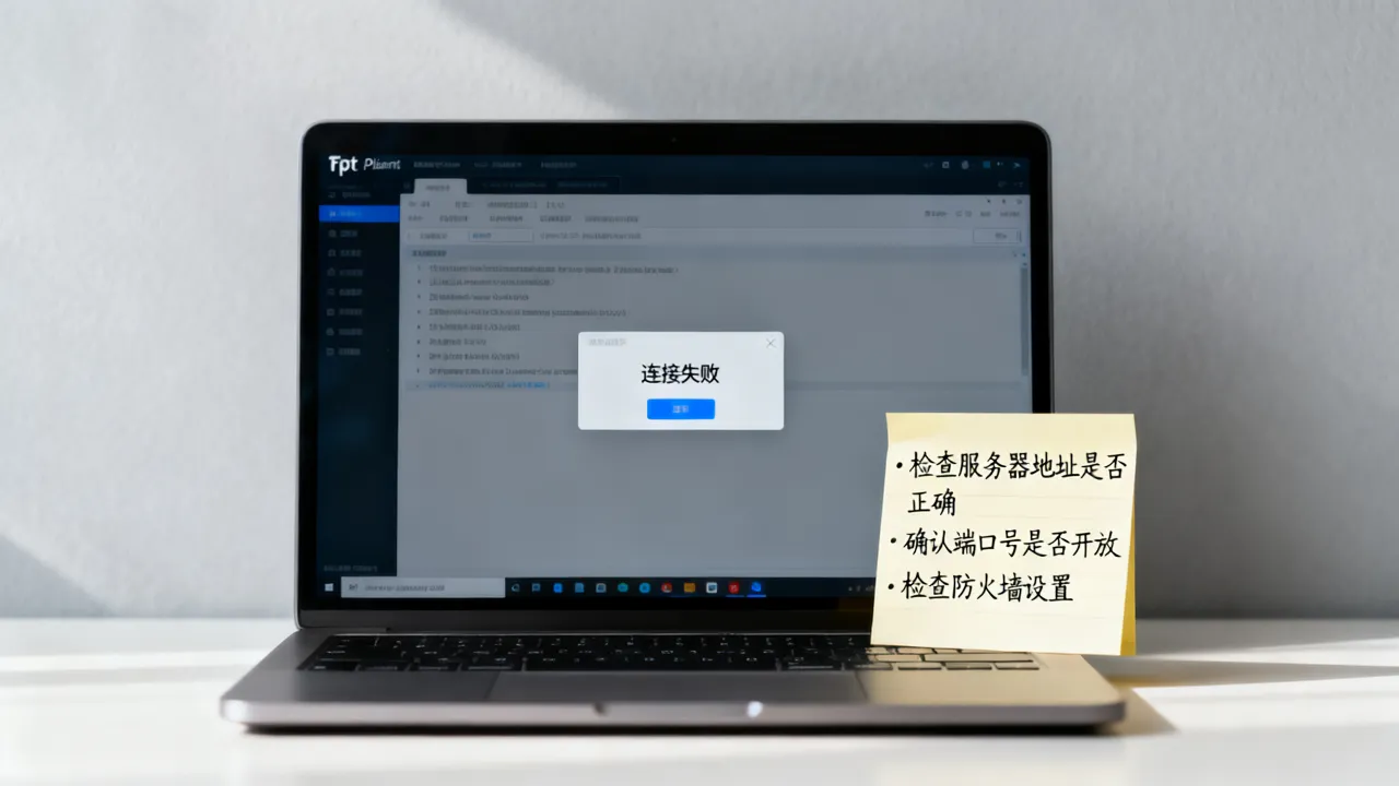 ftp为什么无法连接到服务器地址，ftp连接失败怎么解决？