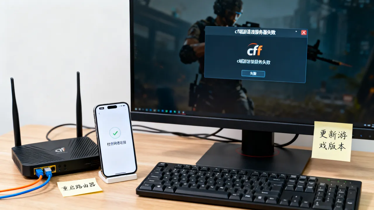 cf端游为什么连接不了服务器，连接失败一直进不去怎么办