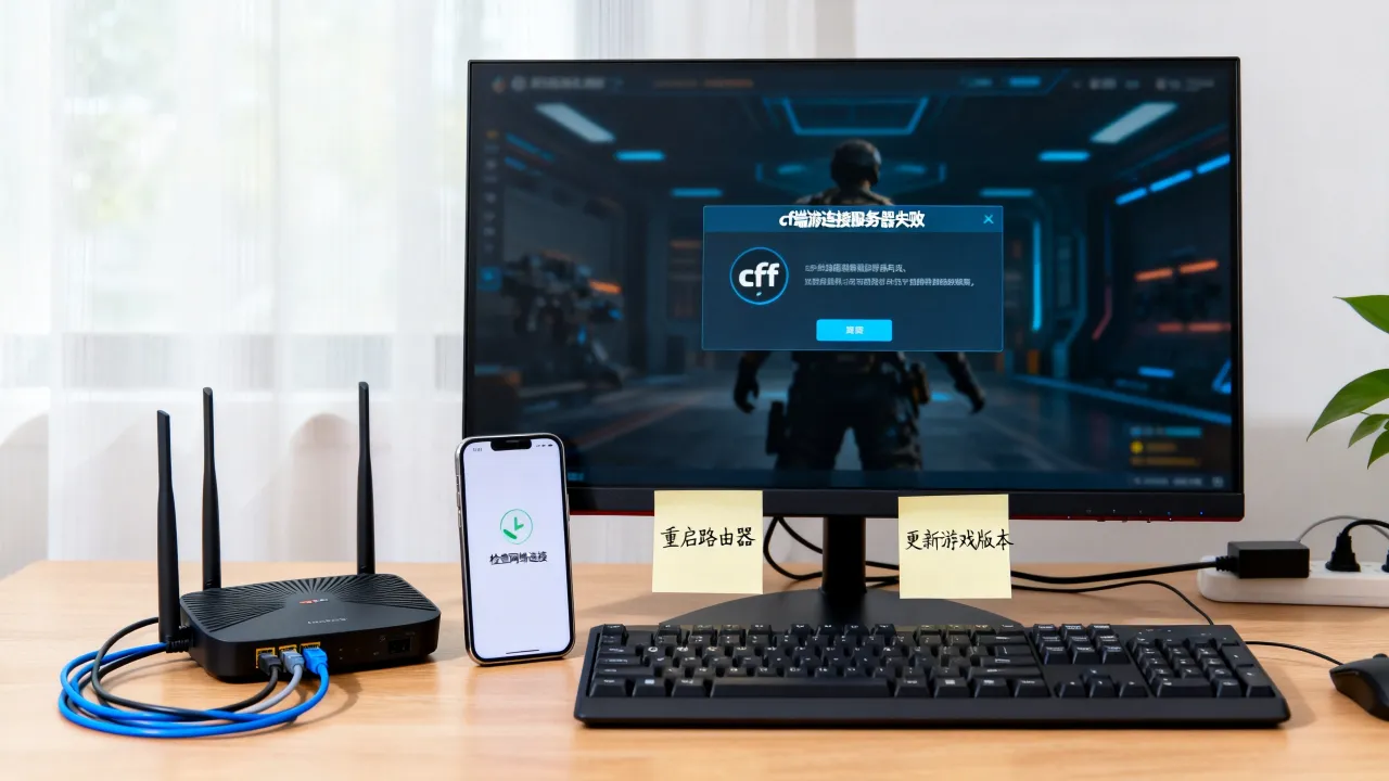 cf端游为什么连接不了服务器，连接失败一直进不去怎么办