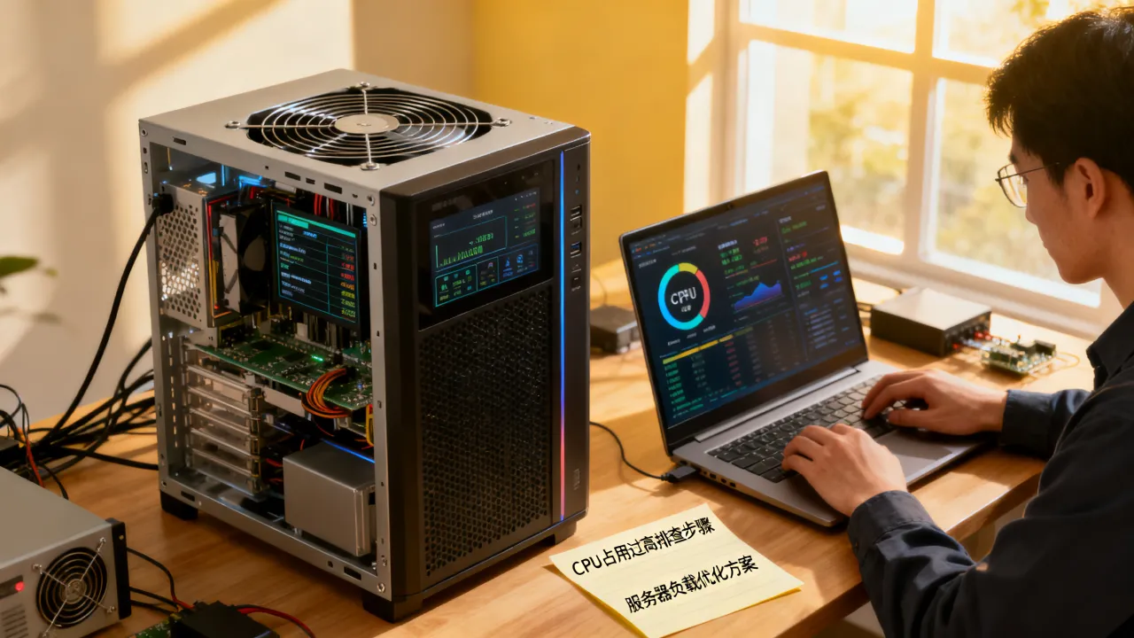 为什么服务器一直饱和，服务器CPU占用过高怎么解决？