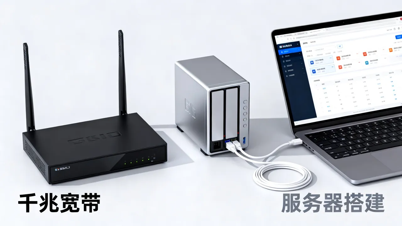 家里千兆宽带做服务器可行吗，千兆宽带搭建网站速度怎么样？