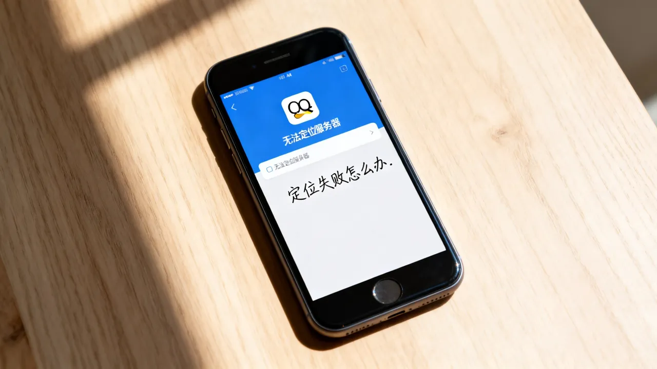 为什么苹果qq无法定位服务器，苹果手机qq定位服务器失败怎么办