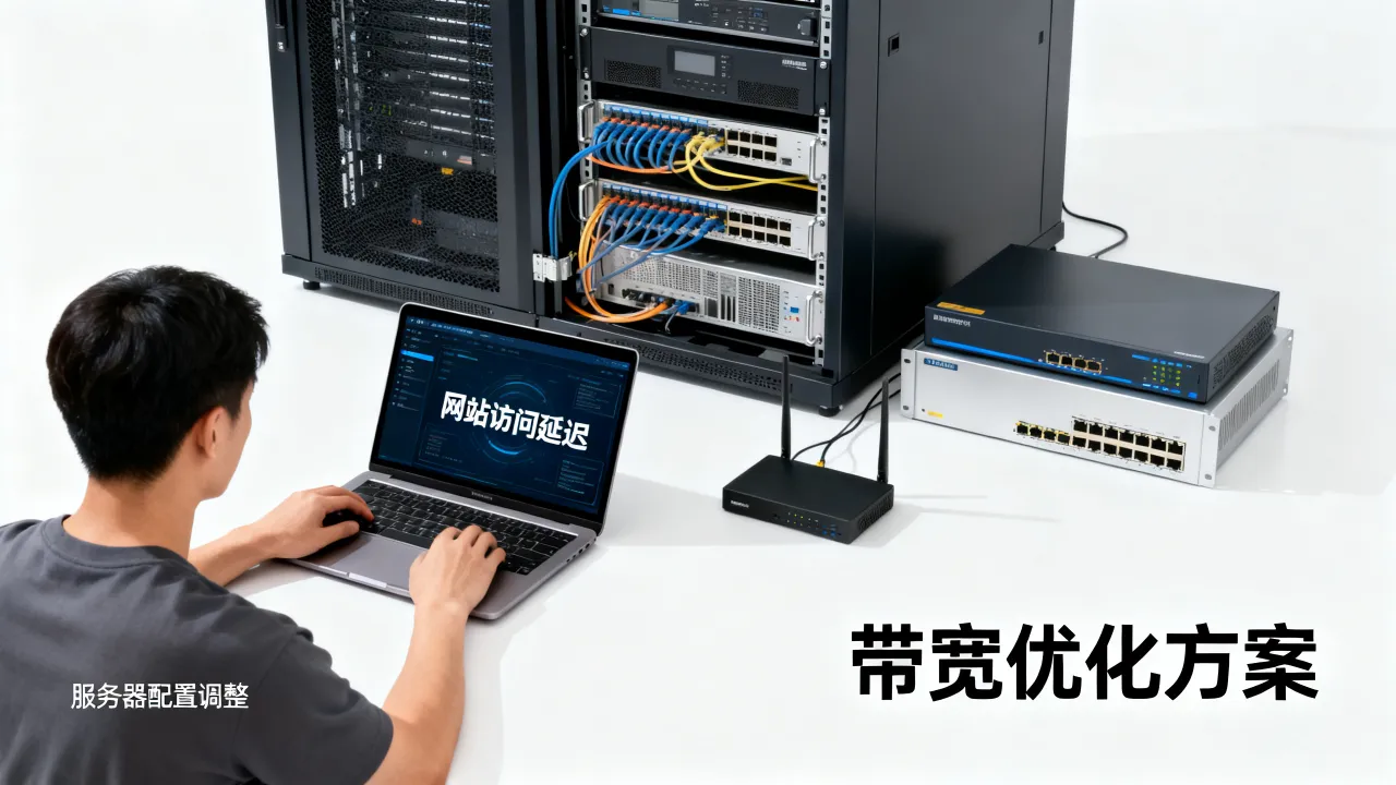 服务器宽带受限导致网站卡顿怎么办，带宽不足如何提升访问速度？