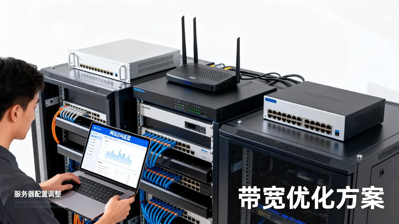 服务器宽带受限导致网站卡顿怎么办，带宽不足如何提升访问速度？