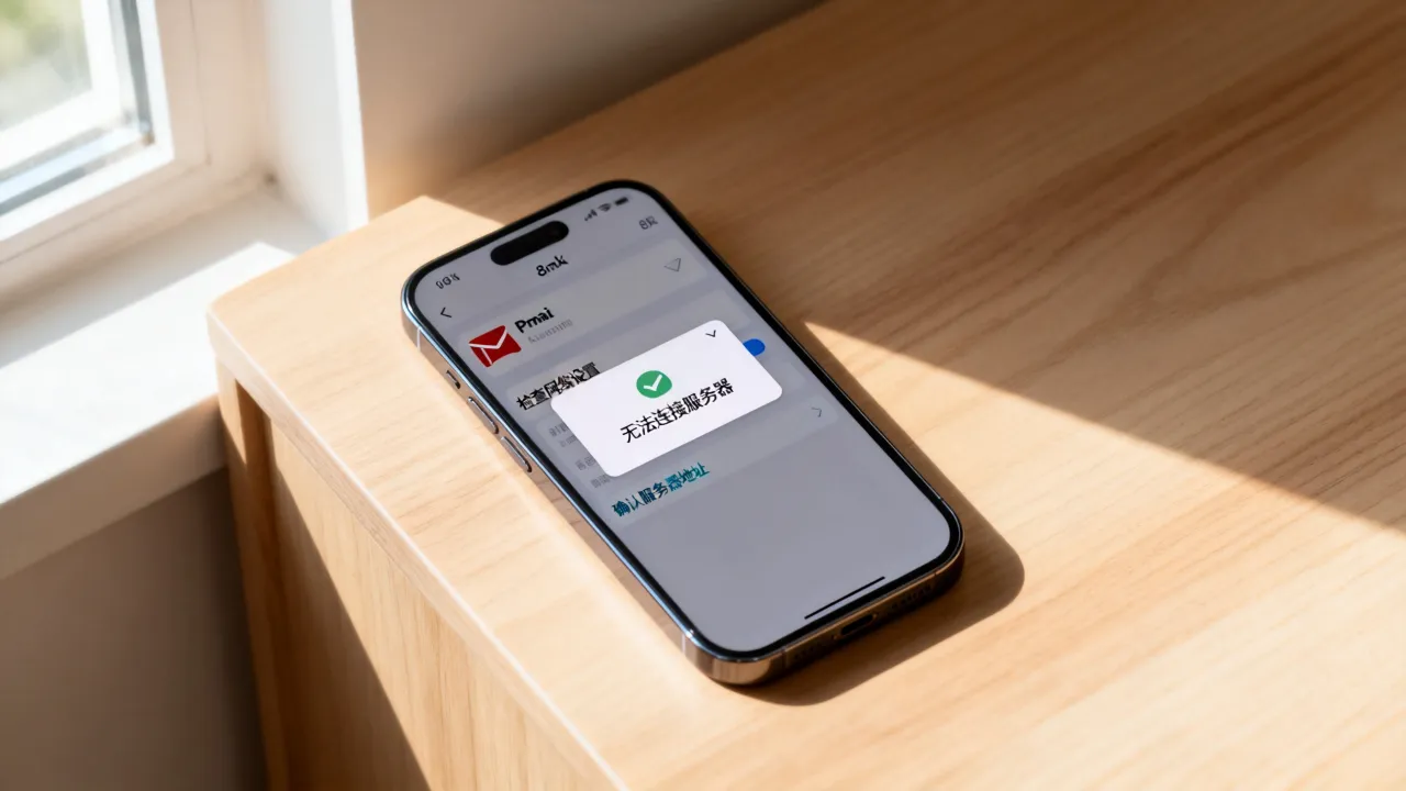 iPhone邮箱为什么连不上服务器？苹果邮件无法连接怎么办