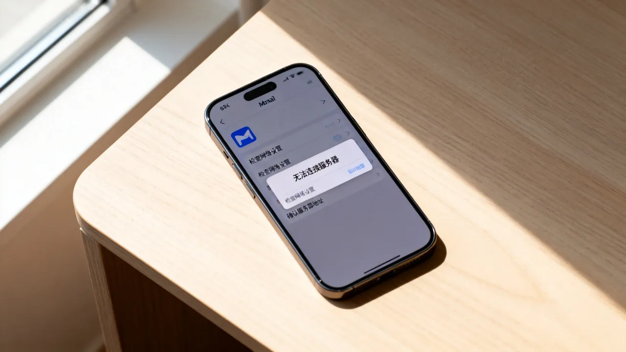 iPhone邮箱为什么连不上服务器？苹果邮件无法连接怎么办