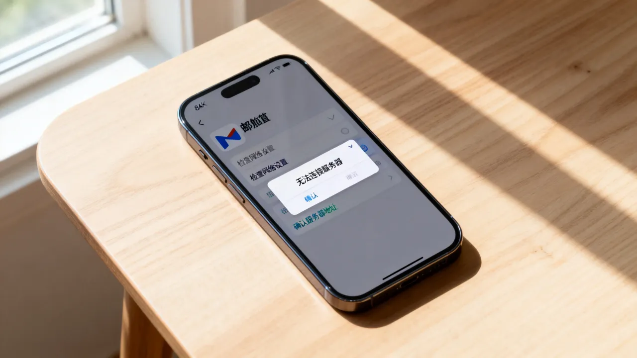 iPhone邮箱为什么连不上服务器？苹果邮件无法连接怎么办